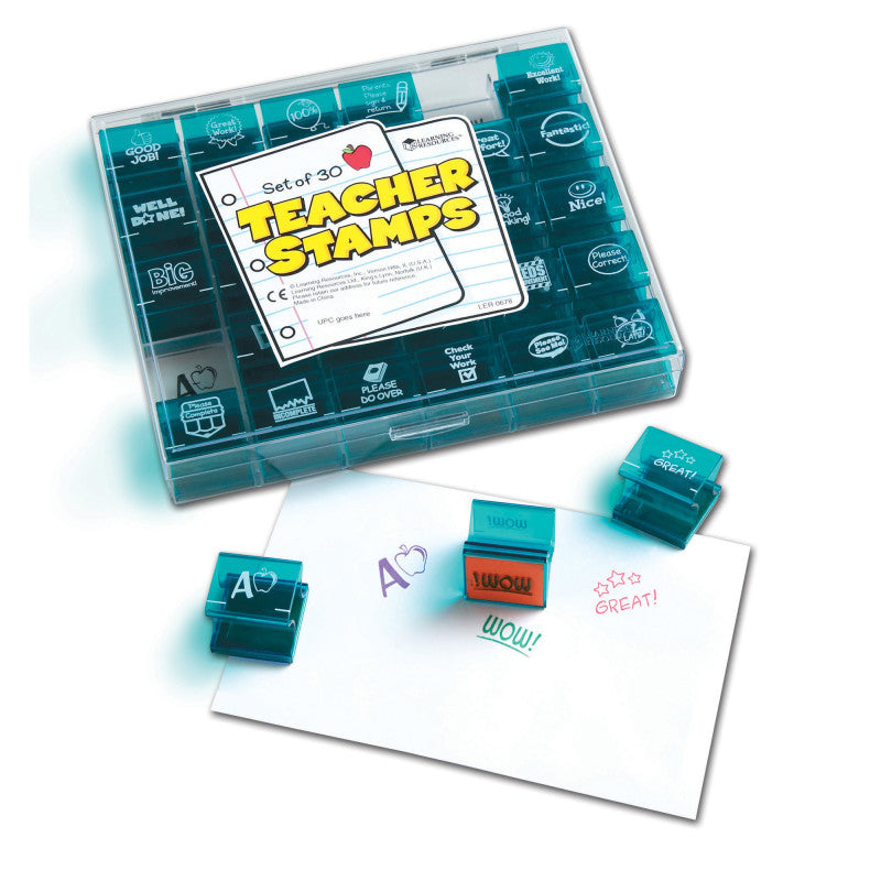 LEARNING RESOURCES - Teacher Incentive Stamps, 30 Pieces