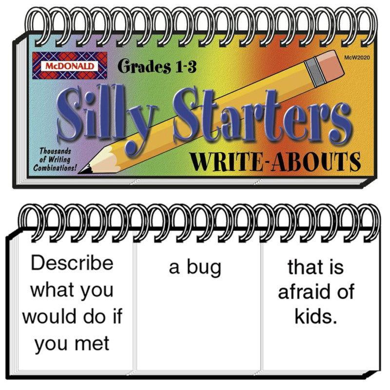 MCDONALD PUBLISHING - Silly Starters Write-Abouts, Grade 1-3, Pack of 2