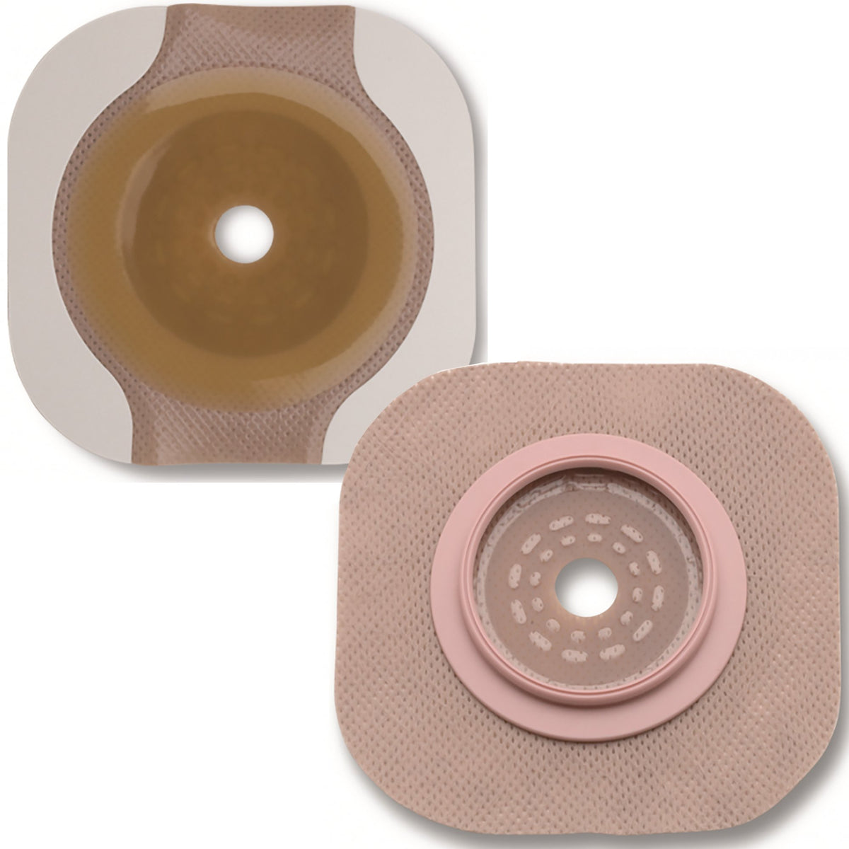Hollister - Ostomy Barrier New Image™ Flextend™ Trim to Fit, Standard Wear Adhesive Tape 44 mm Flange Green Code System Hydrocolloid Up to 1-1/4 Inch Opening [5/BX]