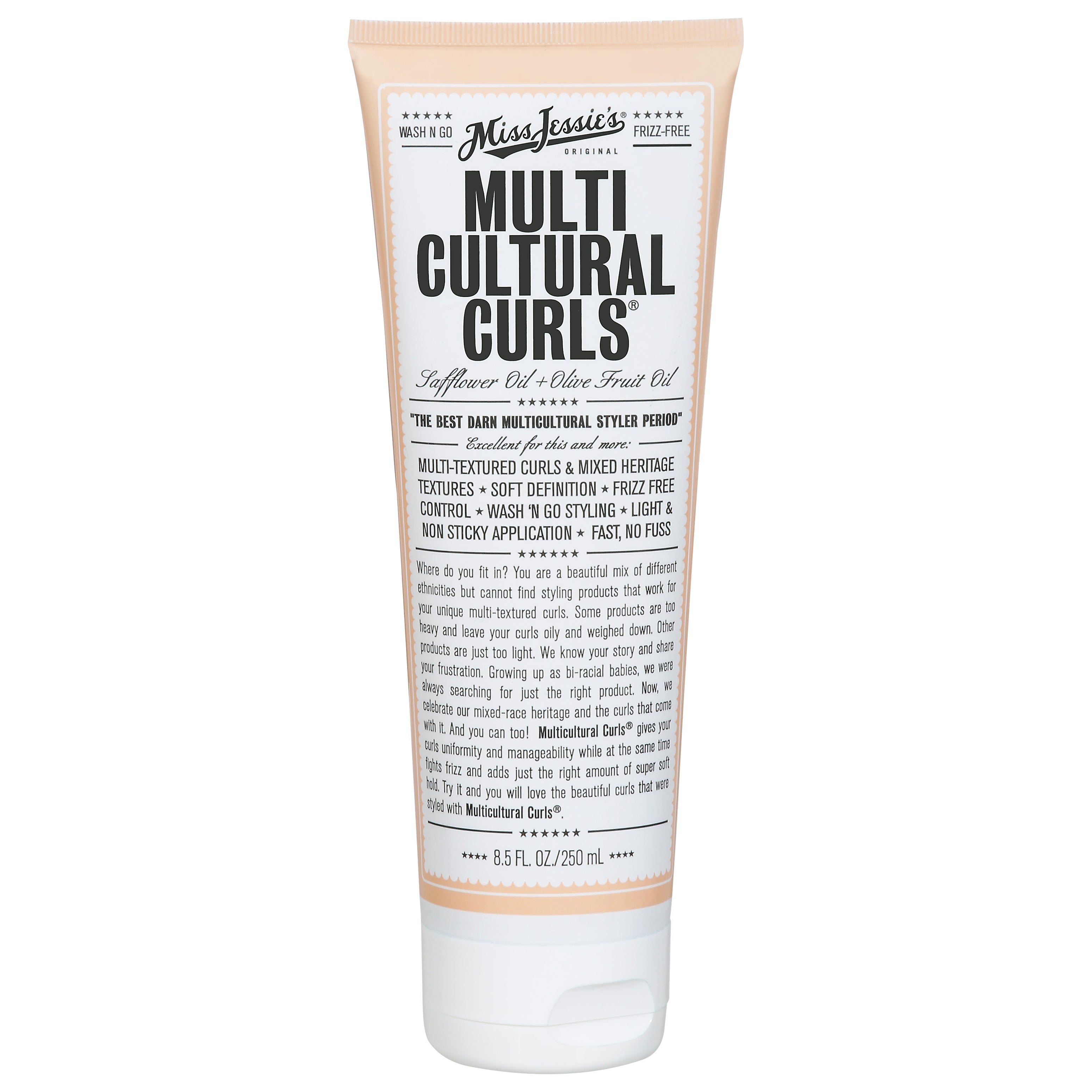 Miss Jessie's Safflower Oil + Olive Fruit Oil Multicultural Curls 8.5 fl oz - Case of 1