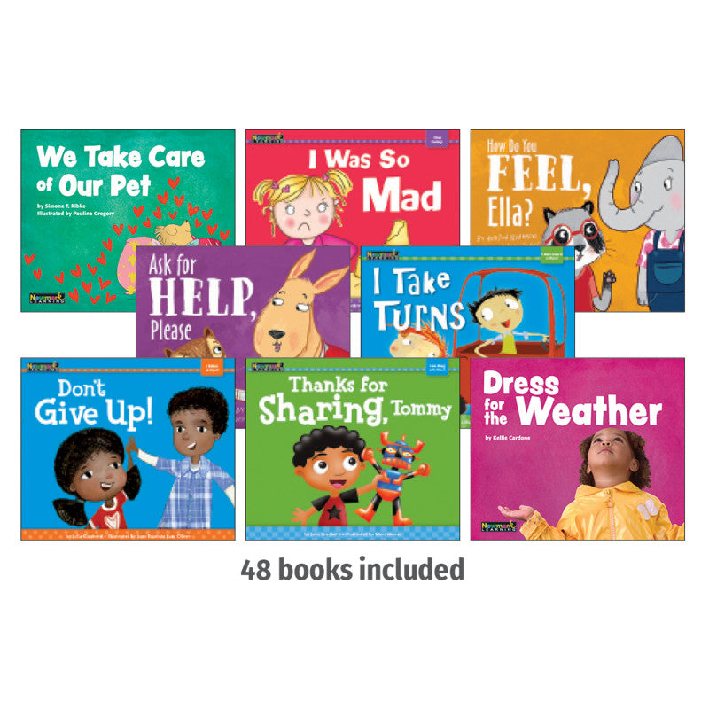 NEWMARK LEARNING - MySELF Complete Single-Copy Small Book, Set of 48 Titles, Grades PK-1