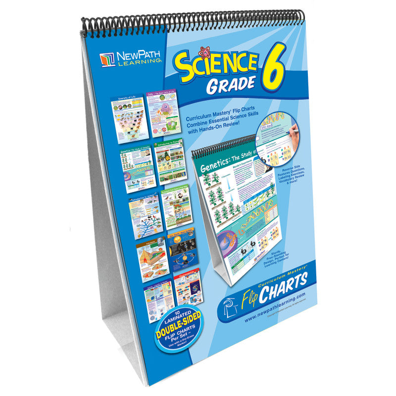 NEWPATH LEARNING - Science Skills Curriculum Mastery® Flip Chart, Grade 6