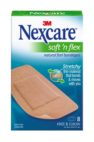 3M Company - Adhesive Strip Nexcare™ Soft 'n Flex 2 X 4 Inch Fabric Rectangle Tan Sterile [192/CS]