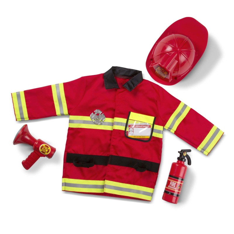 MELISSA & DOUG - Fire Chief Role Play Costume Set