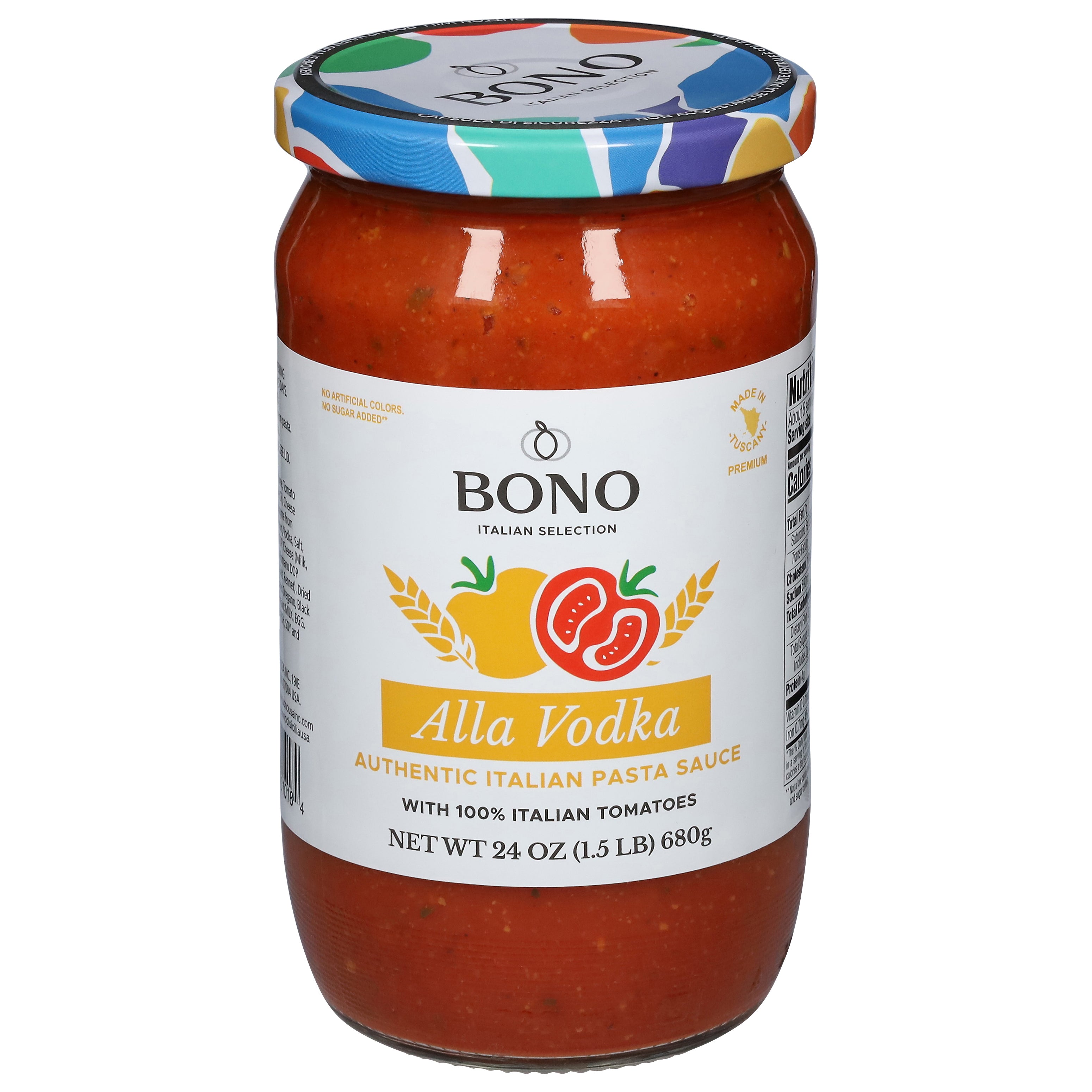 Bono Italian Alla Vodka Pasta Sauce 24 oz - Case of 6