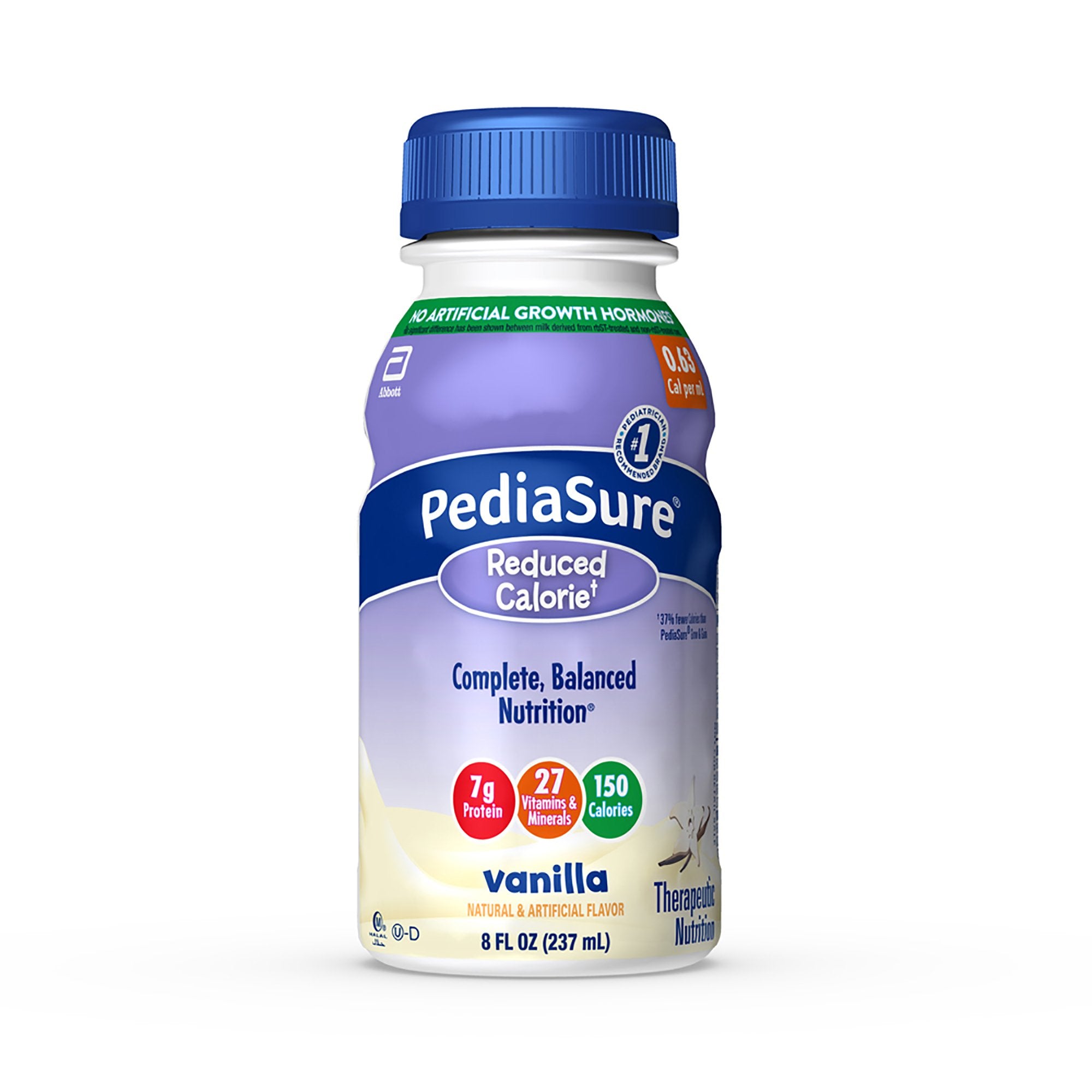 Abbott Nutrition - Pediatric Oral Supplement PediaSure® Reduced Calorie Vanilla Flavor 8 oz. Bottle Liquid [24/CS]