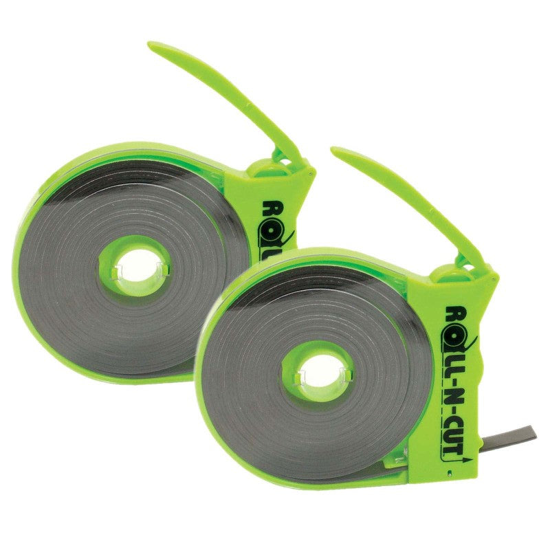 ZEÜS - Magnetic Tape with Self Cutting Dispenser, 0.5" x 15', Pack of 2
