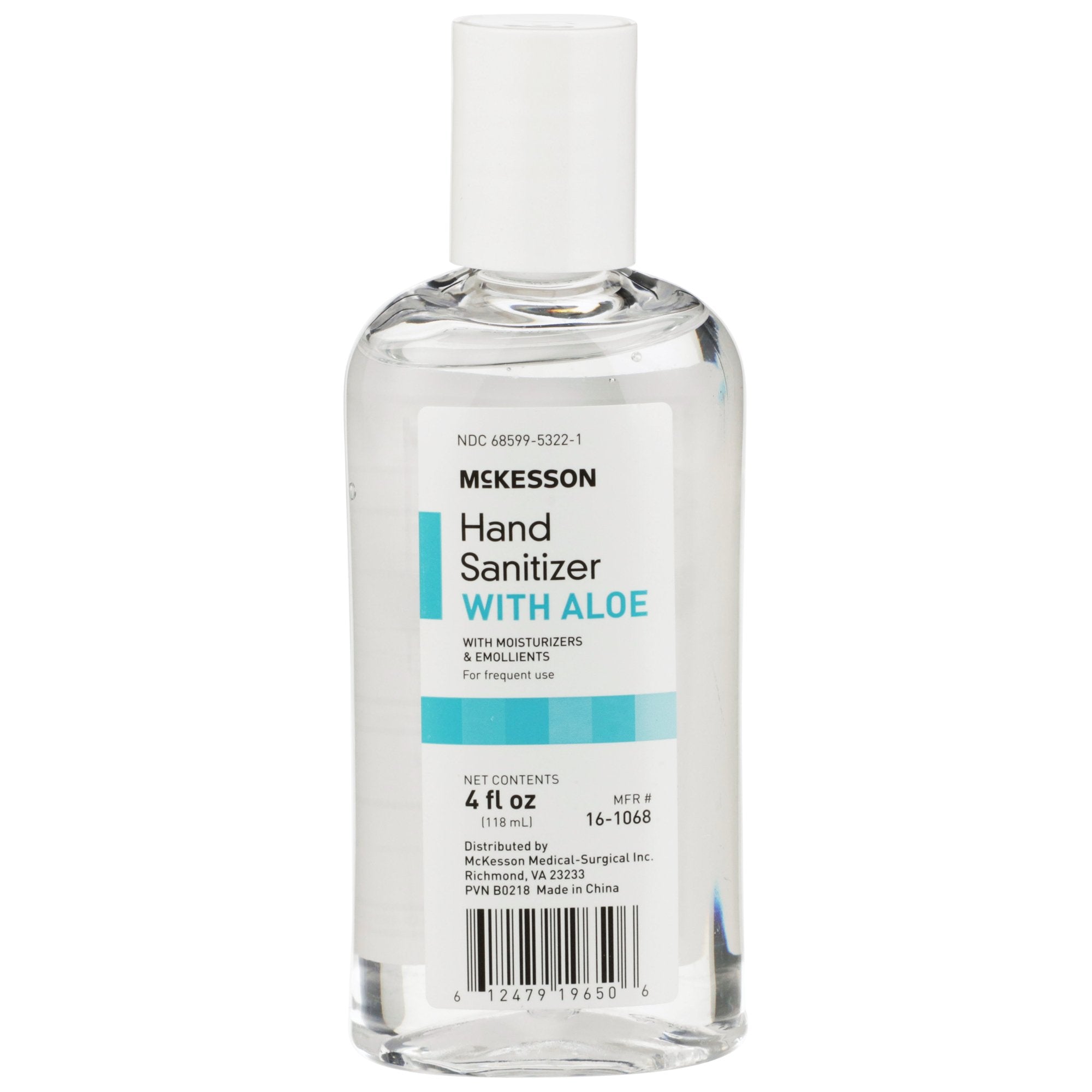 McKesson Brand - Hand Sanitizer with Aloe McKesson 4 oz. Ethyl Alcohol Gel Bottle [1/EA]