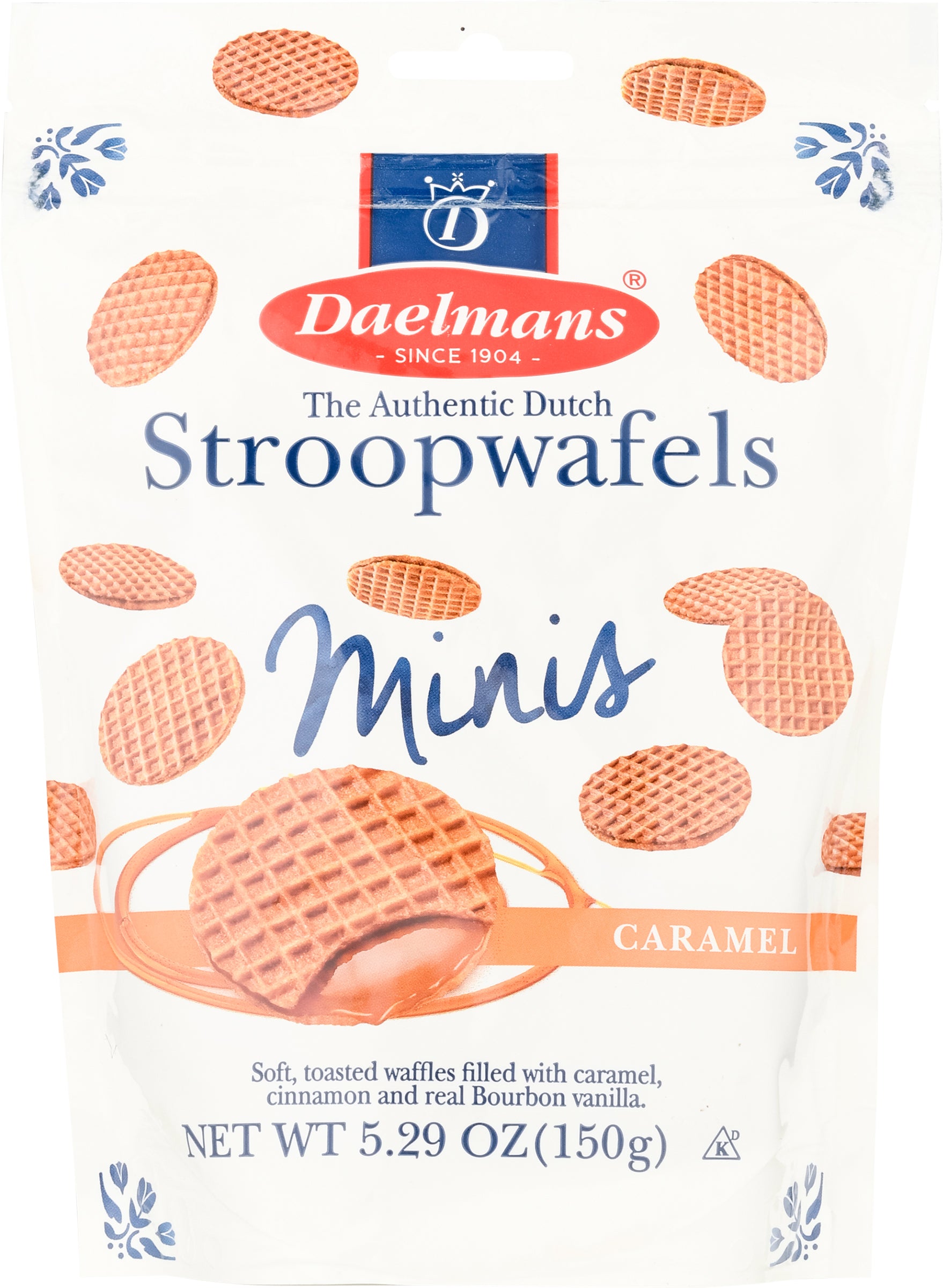 Daelmans Minis Caramel Stroopwafels 5.29 oz - Case of 10
