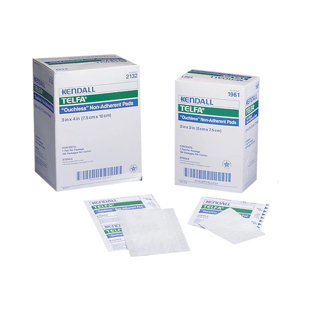 Cardinal - Non-Adherent Dressing Telfa™ Ouchless 3 X 8 Inch NonSterile 200 per Pack [200/BG]