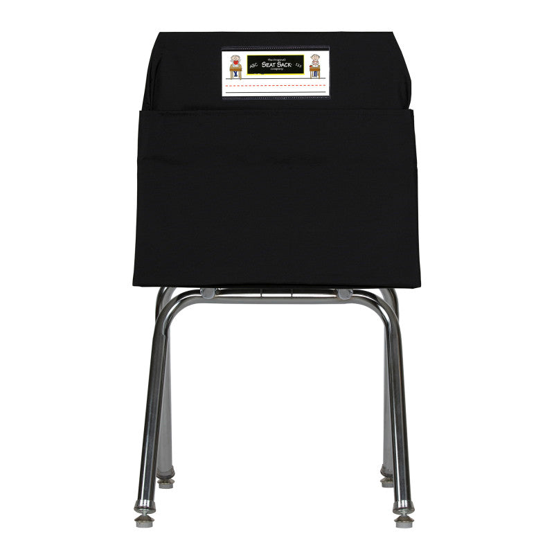 SEAT SACK - Seat Sack, Medium, 15 inch, Chair Pocket, Black