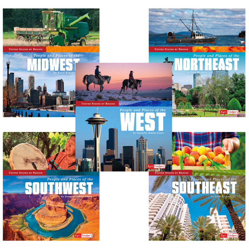 FACT FINDERS - United States by Region Book Set, Set of 5
