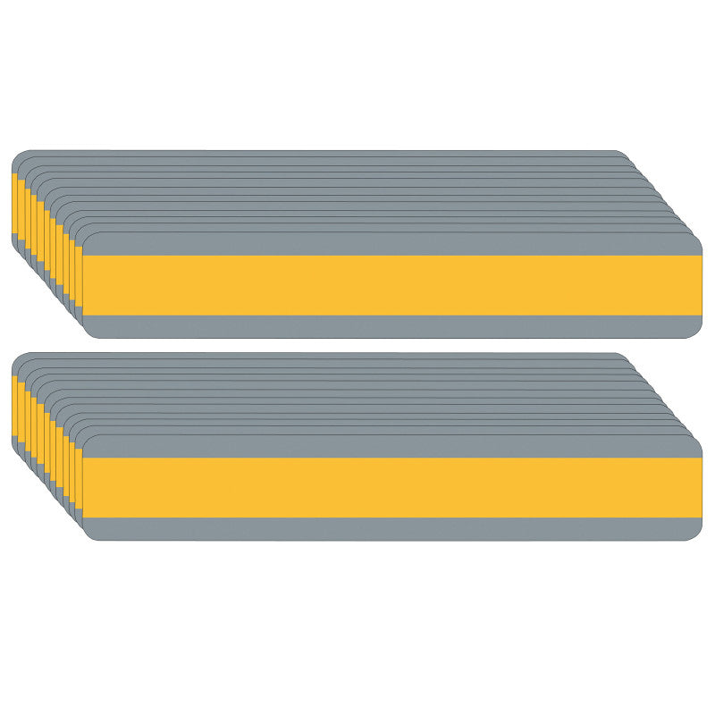 ASHLEY PRODUCTIONS - Double Wide Sentence Strip Reading Guide, 1-1/4" x 7-1/4", Goldenrod, Pack of 24