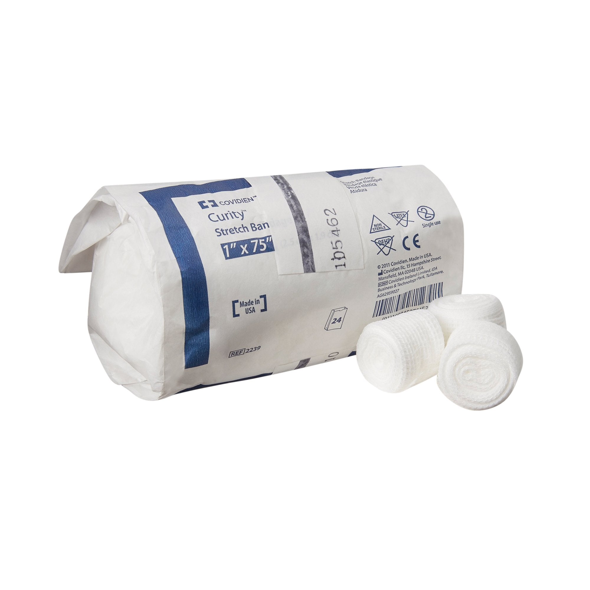 Cardinal - Conforming Bandage Curity™ 1 X 75 Inch 1-Ply NonSterile 24 per Pack [24/BG]
