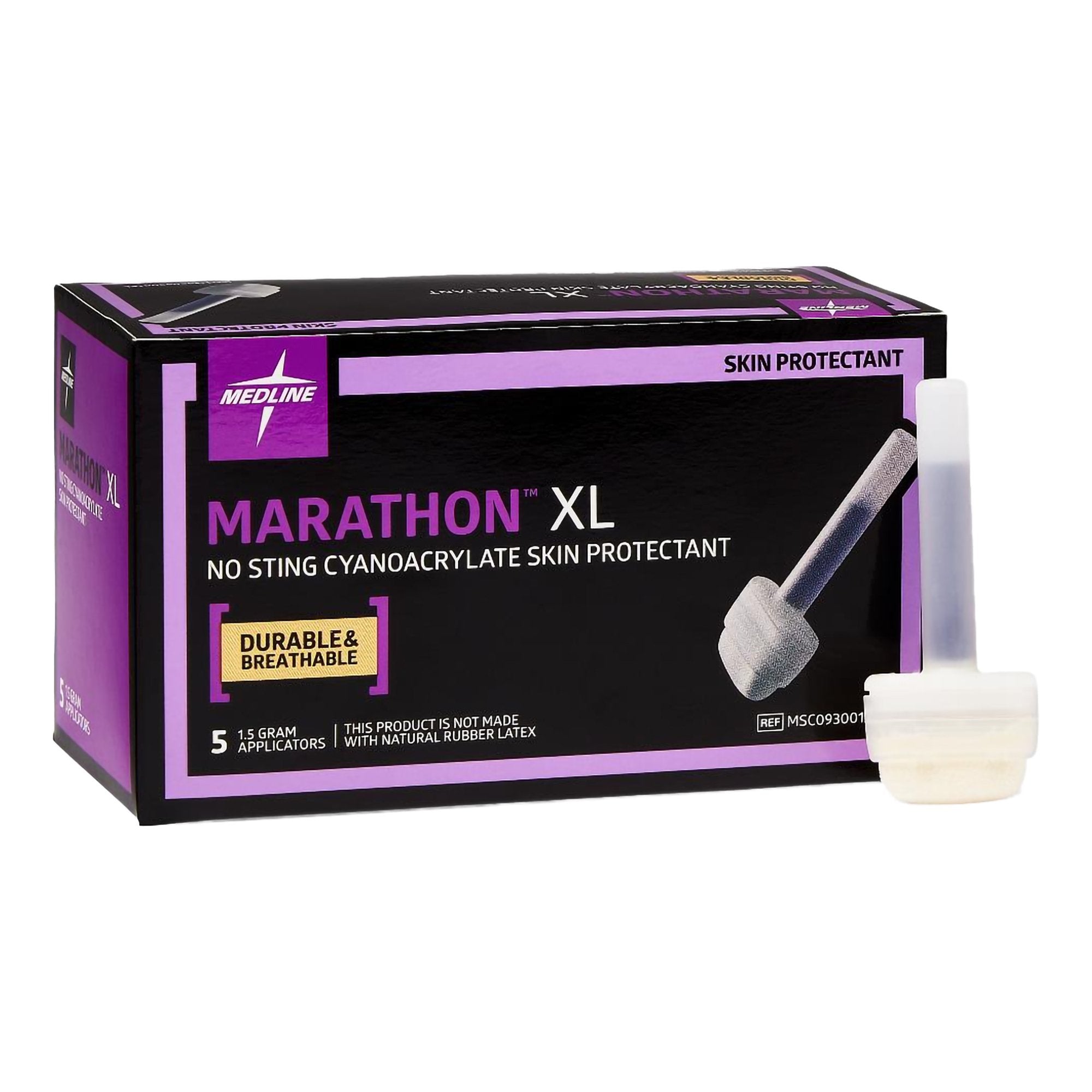 Medline - Skin Barrier Applicator Marathon® Cyanoacrylate Individual Packet X-Large Sterile [5/BX]