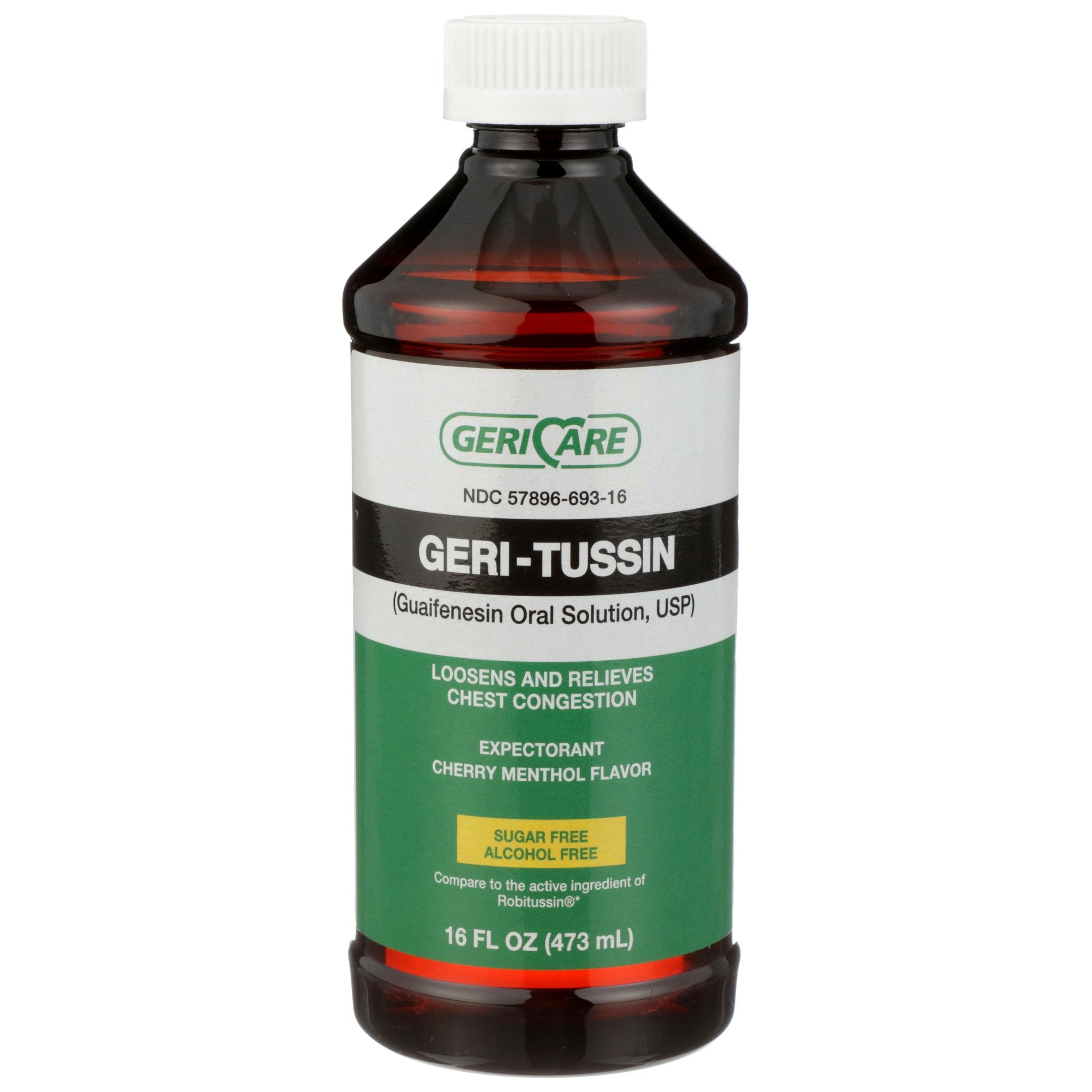 Geri-Care - Cold and Cough Relief Geri-Care® 100 mg / 5 mL Strength Liquid 16 oz. [1/EA]