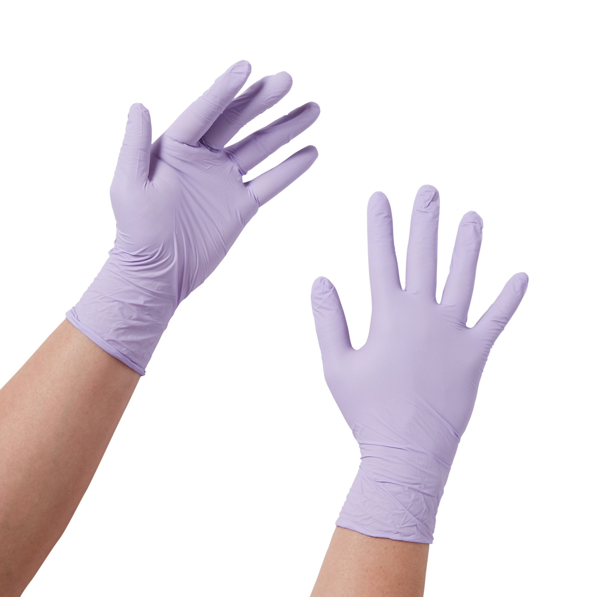 O&M Halyard Inc - Exam Glove Halyard™ Lavender™ Medium NonSterile Nitrile Standard Cuff Length Textured Fingertips Lavender Not Rated [250/BX]