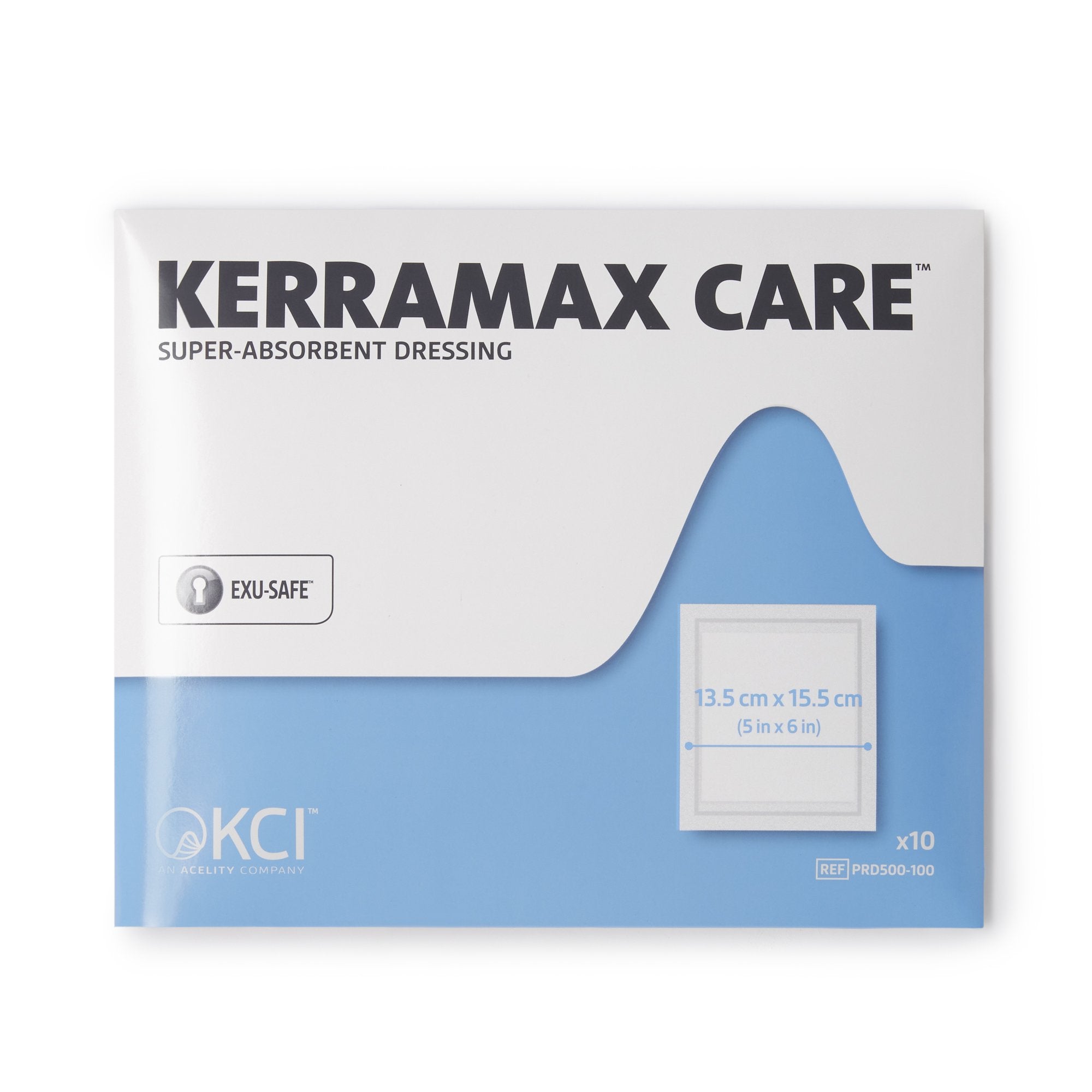 Solventum Corporation - Super Absorbent Dressing KerraMax Care® 5 X 6 Inch Rectangle [1/EA]