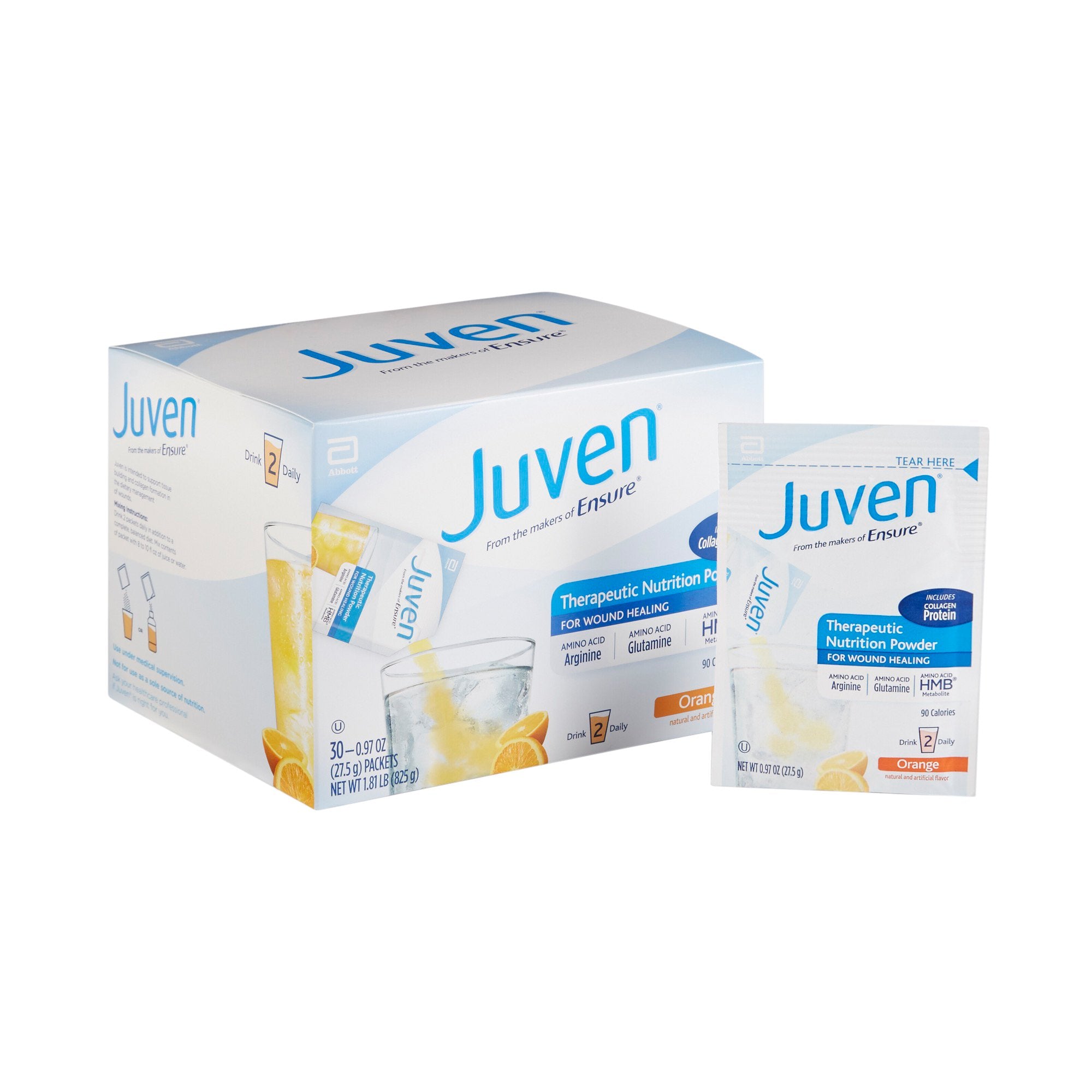 Abbott Nutrition - Oral Supplement Juven® Orange Flavor Powder 0.97 oz. Individual Packet [1/PK]