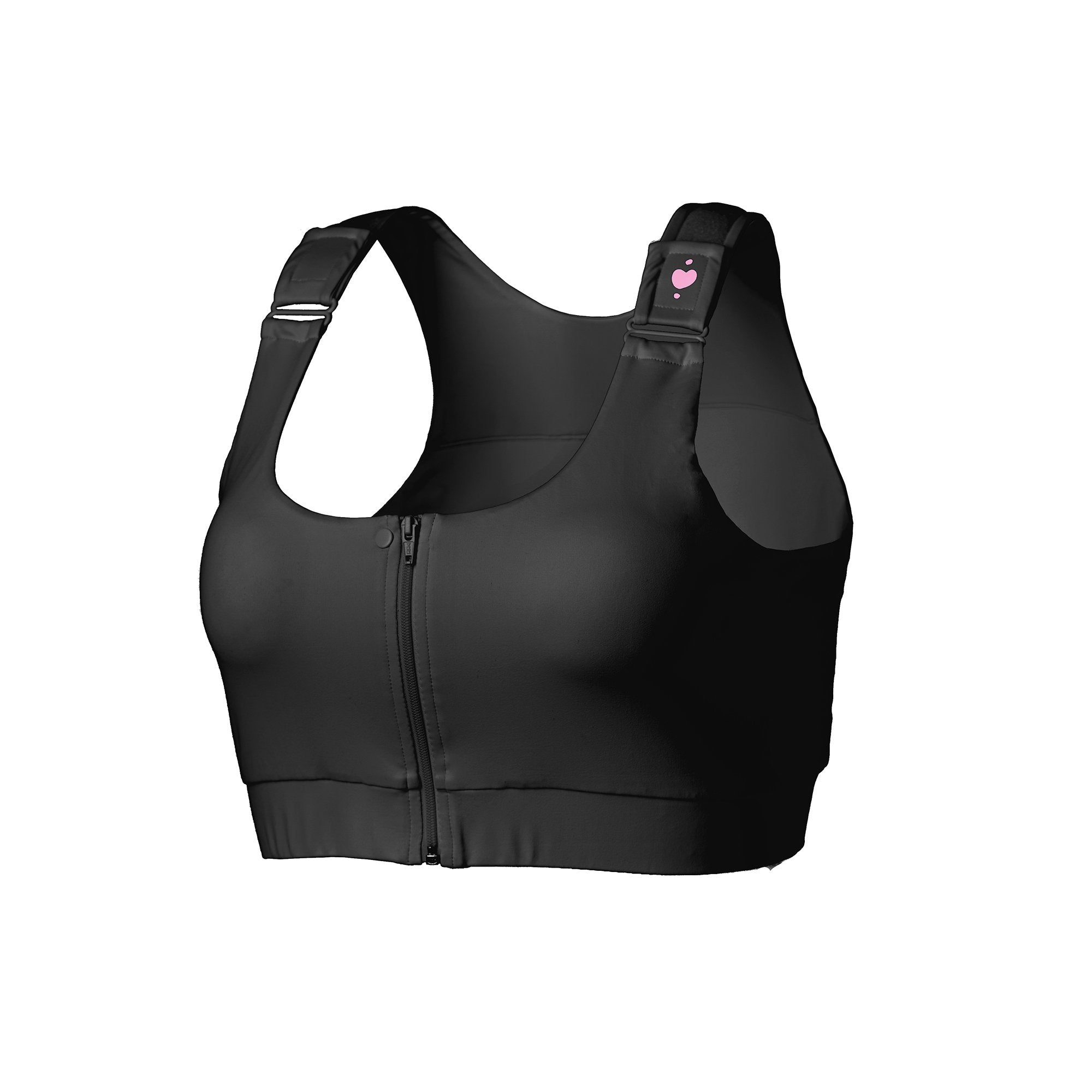 heart&core Sports and Medical LLC - Post-Surgical Bra Shirl Black X-Large [1/EA]