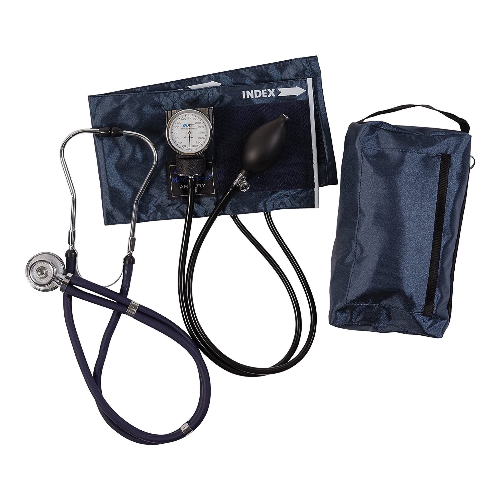 Mabis Healthcare - Reusable Aneroid / Stethoscope Set Match Mates® Dual Head Sprague Stethoscope [1/EA]