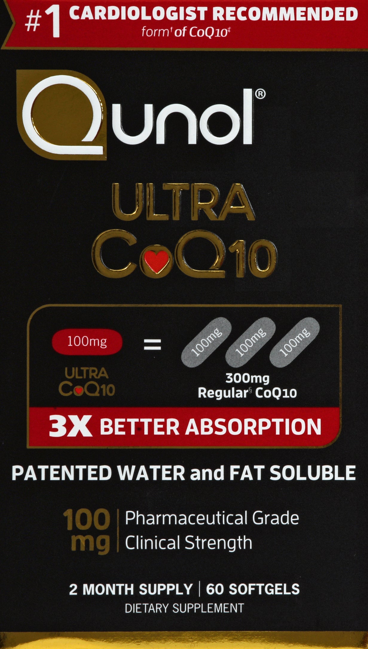 Qunol CoQ10 60 ea - Case of 1