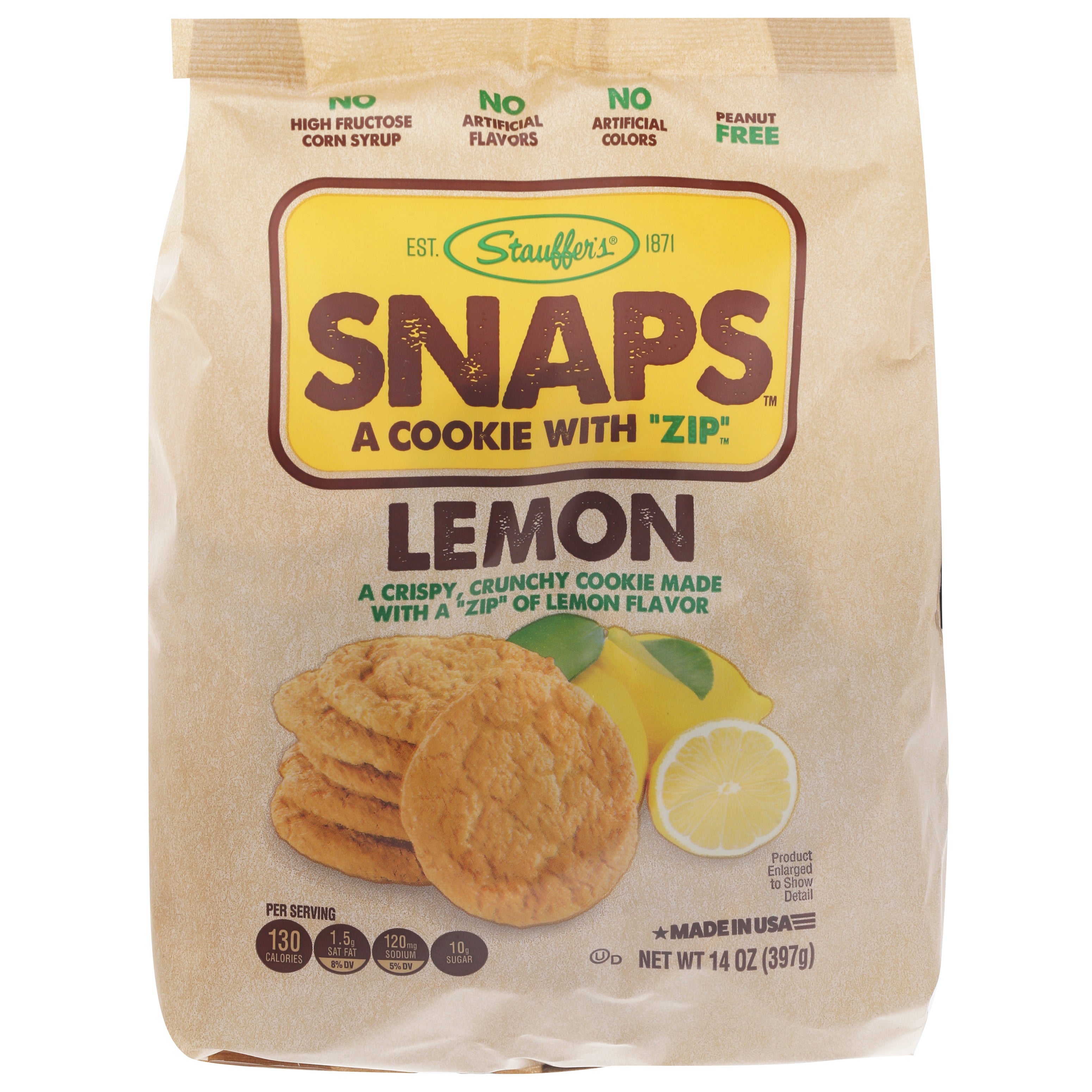 Snaps Lemon Cookies 14 oz - Case of 12
