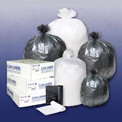 Lagasse - Trash Bag Inteplast Group 55 gal. Clear HDPE 14 Mic. 36 X 60 Inch Star Seal Bottom Coreless Roll [8/CS]