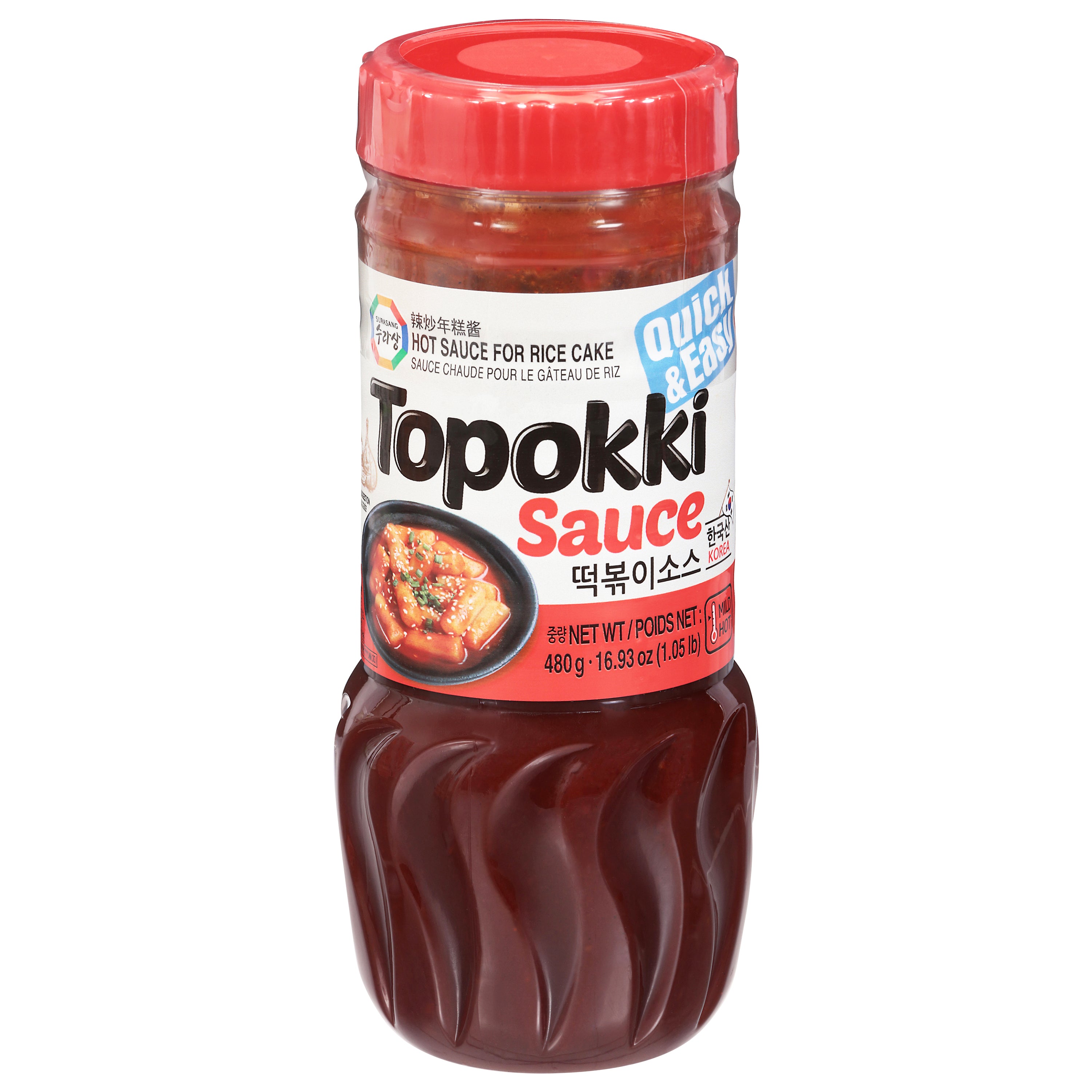 Surasang Topokki Sauce 16.93 oz - Case of 15