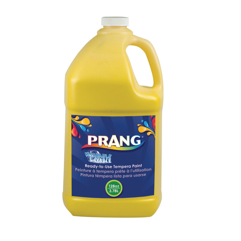 PRANG - Washable Tempera Paint, Yellow, 1 Gal