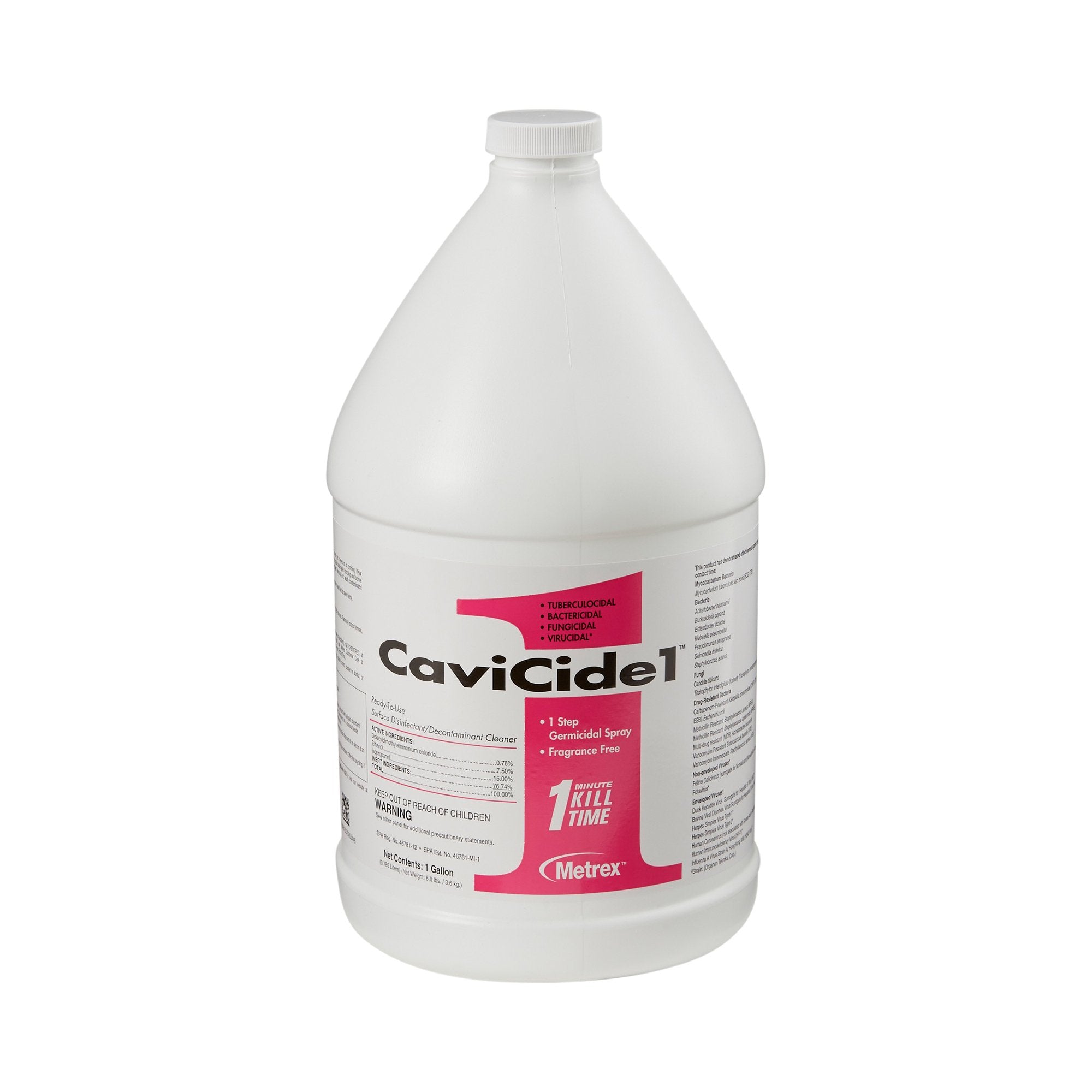 Metrex Research - CaviCide1™ Surface Disinfectant Cleaner Alcohol Based Manual Pour Liquid 1 gal. Jug Alcohol Scent NonSterile [4/CS]