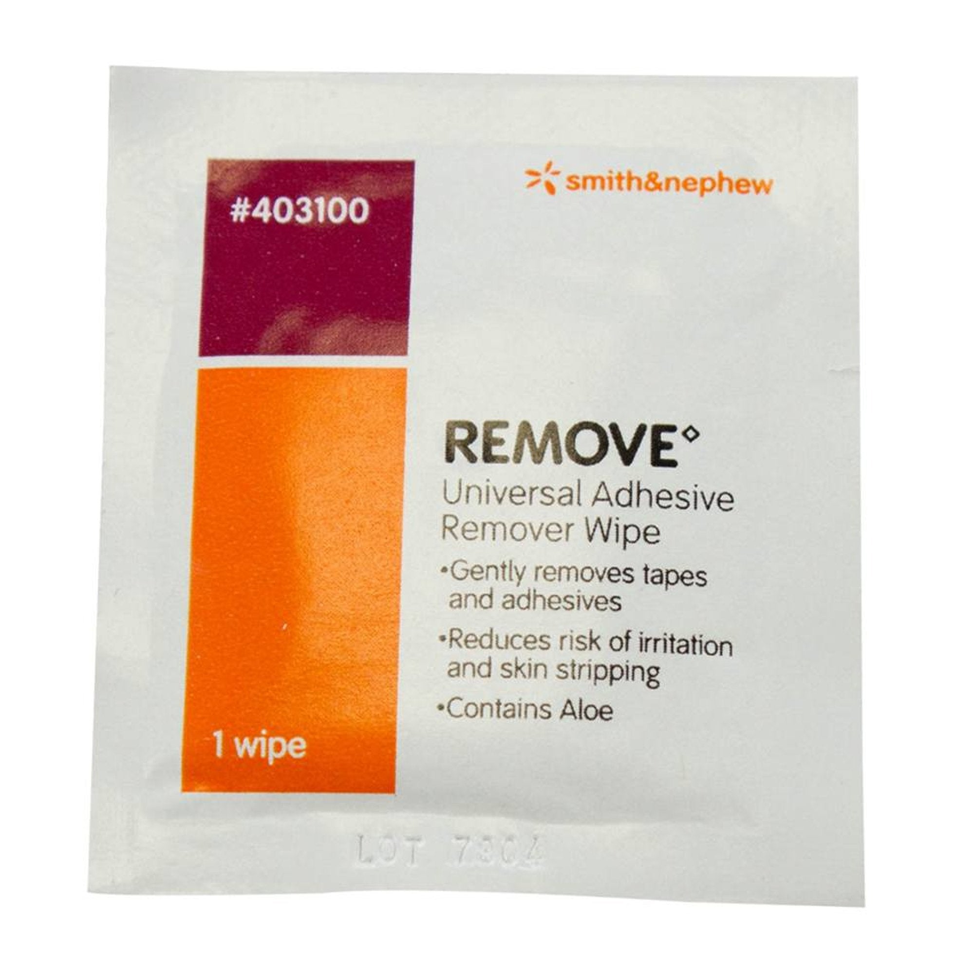 Smith & Nephew - Adhesive Remover Remove™ Wipe 1 per Pack [1000/CS]