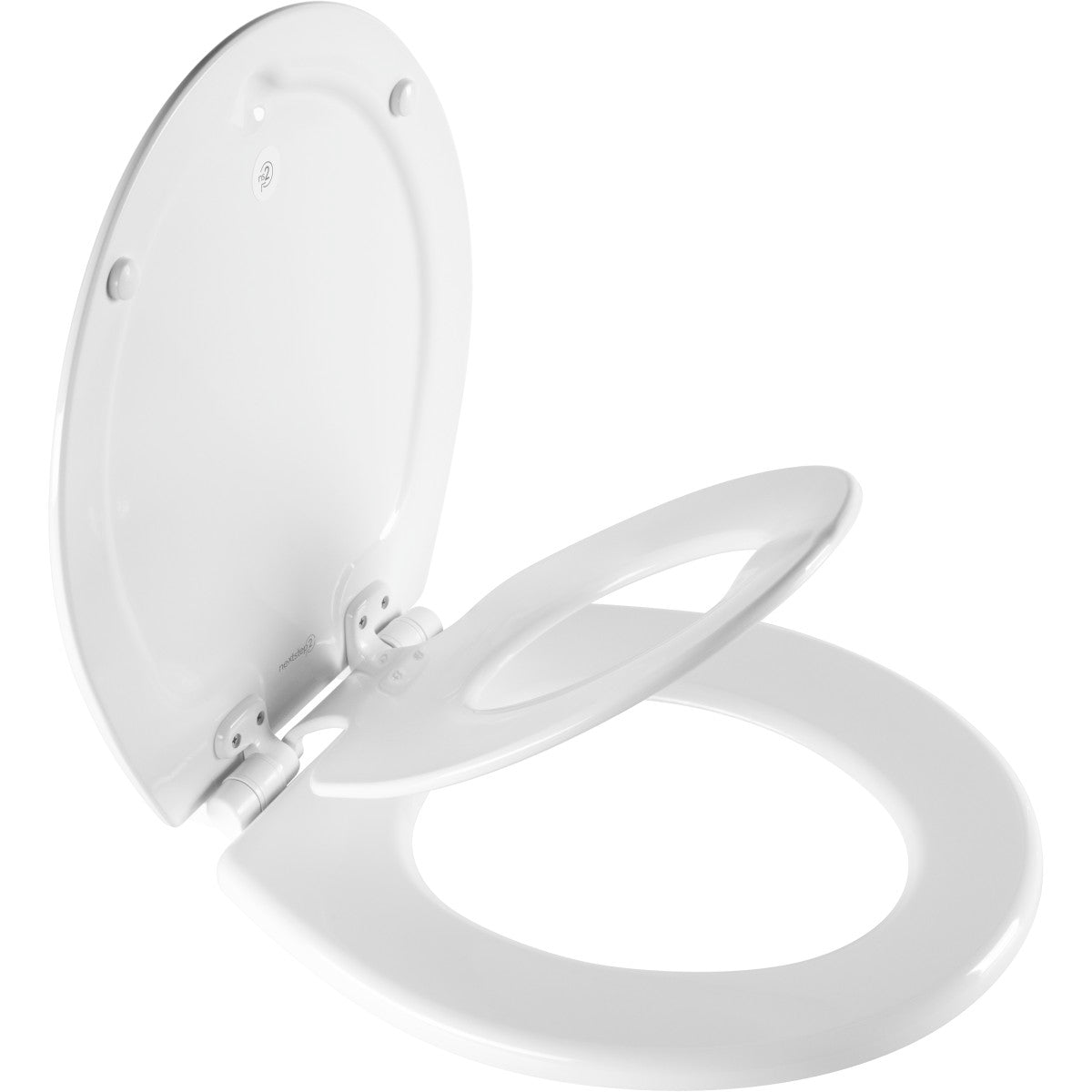 NextStep2 Children's Round Closed Front Toilet Seat in White