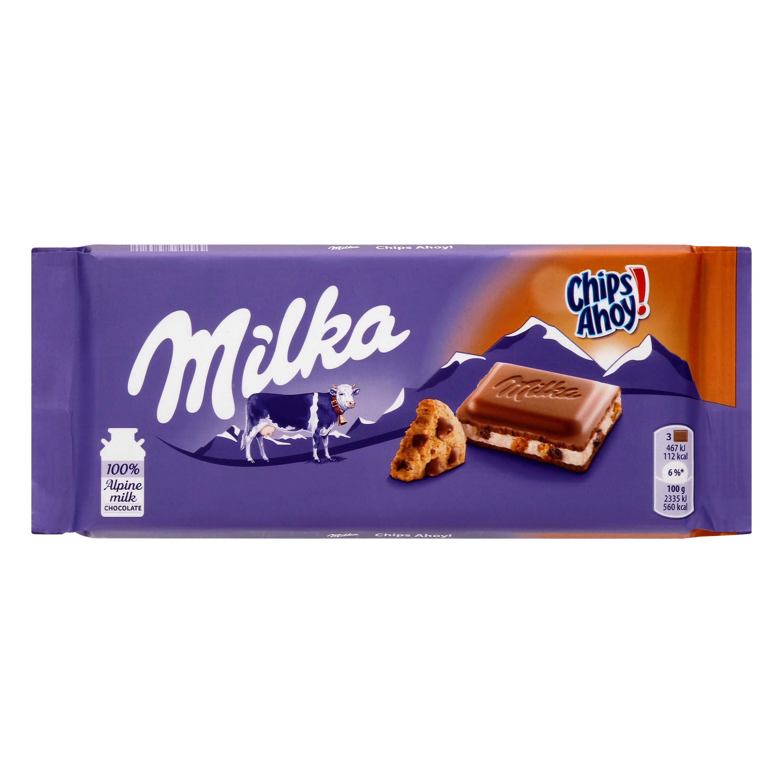 Milka Chips Ahoy Chocolate 3.5 oz - Case of 22