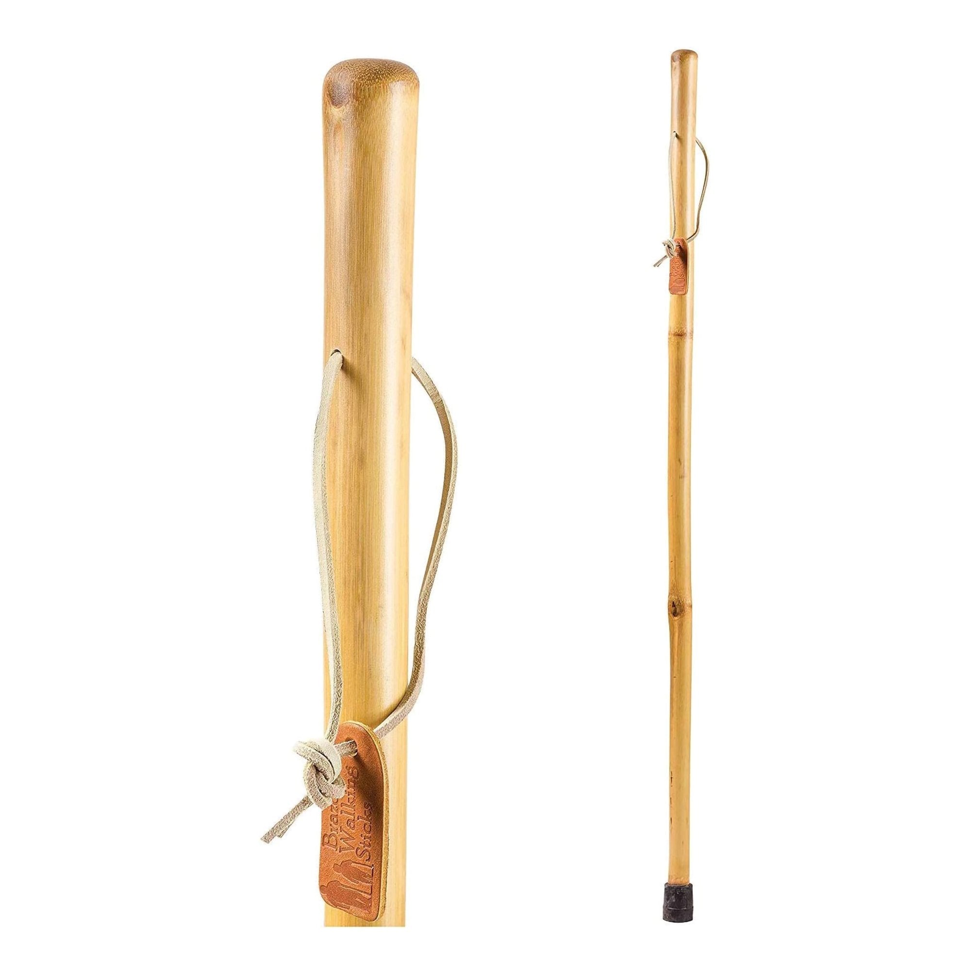 Mabis Healthcare - Walking Stick Brazos™ Free Form Wood 48 Inch Height Bamboo [1/EA]
