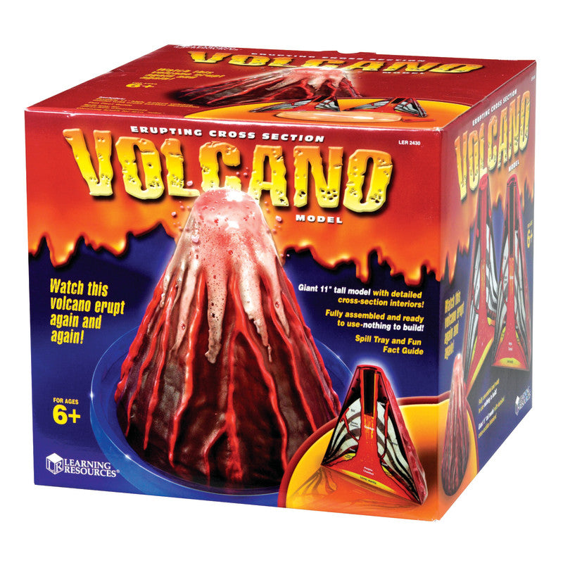 LEARNING RESOURCES - Erupting Cross-section Volcano Model