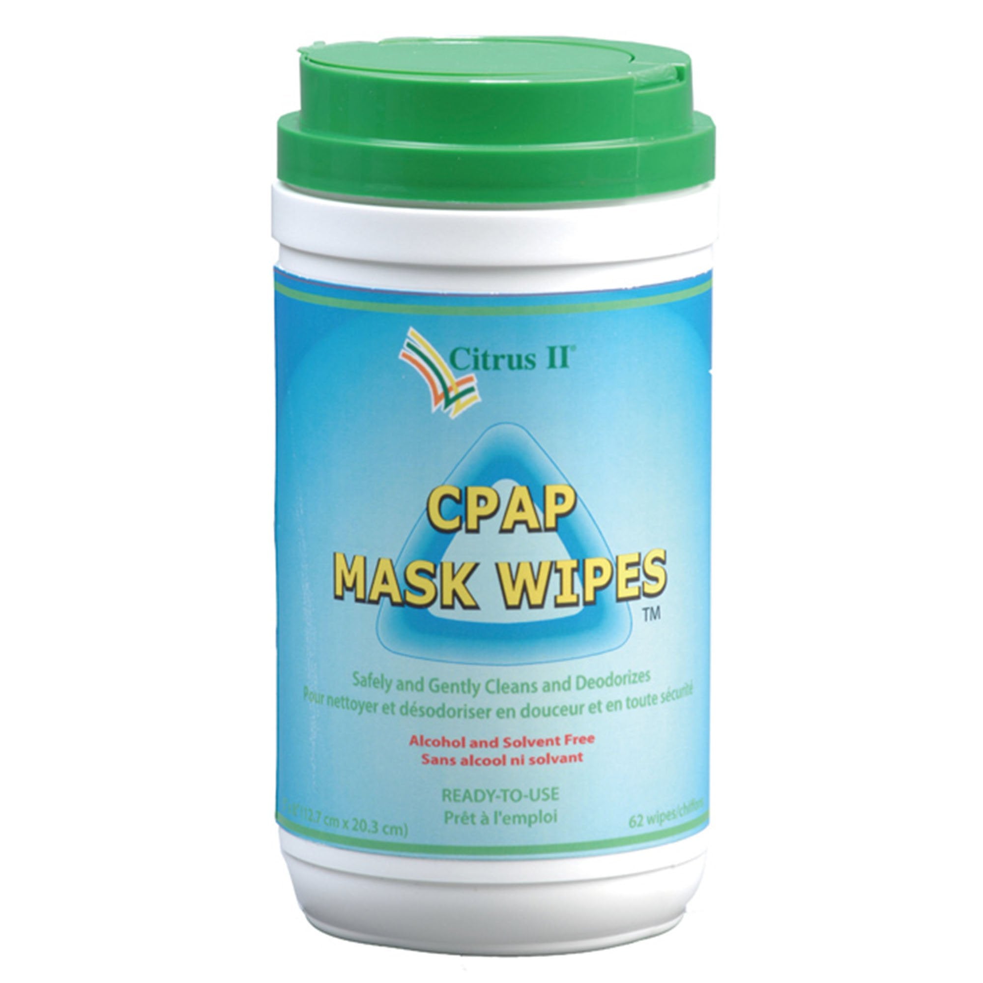Beaumont Products - CPAP Wipes Citrus II 5 X 8 Inch, 7.5 oz [12/CS]