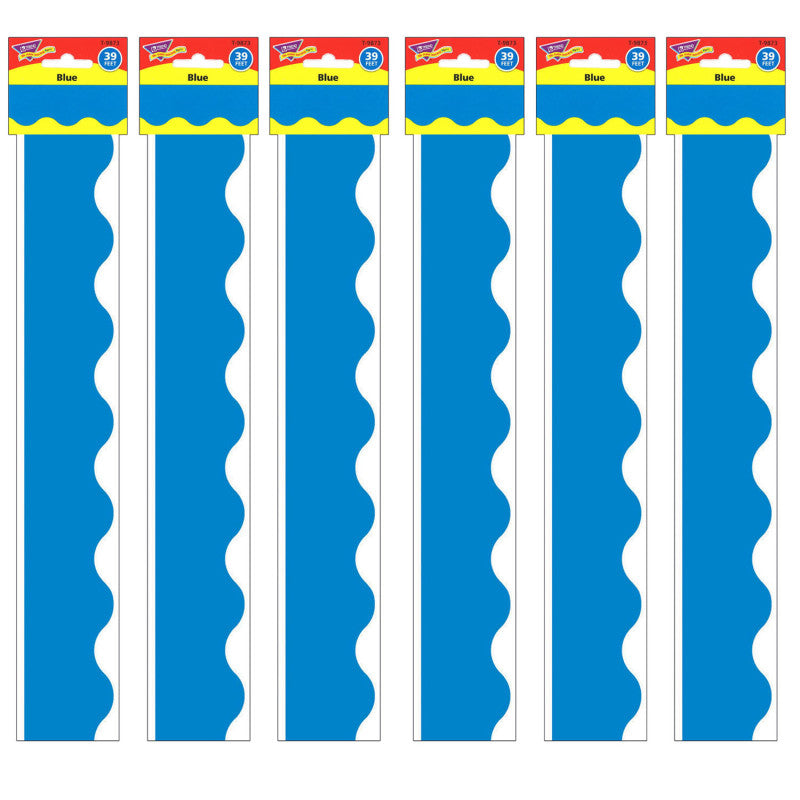 TREND - Blue Terrific Trimmers®, 39 Feet Per Pack, 6 Packs