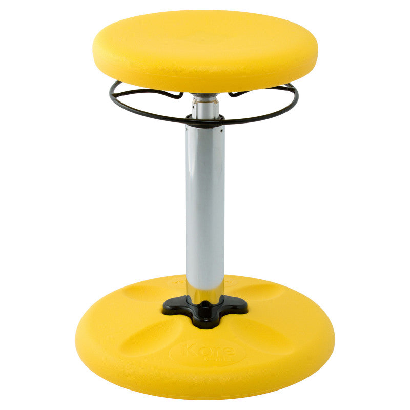 KORE DESIGN - Kids Adjustable Tall Wobble Chair 16.5-24" Yellow