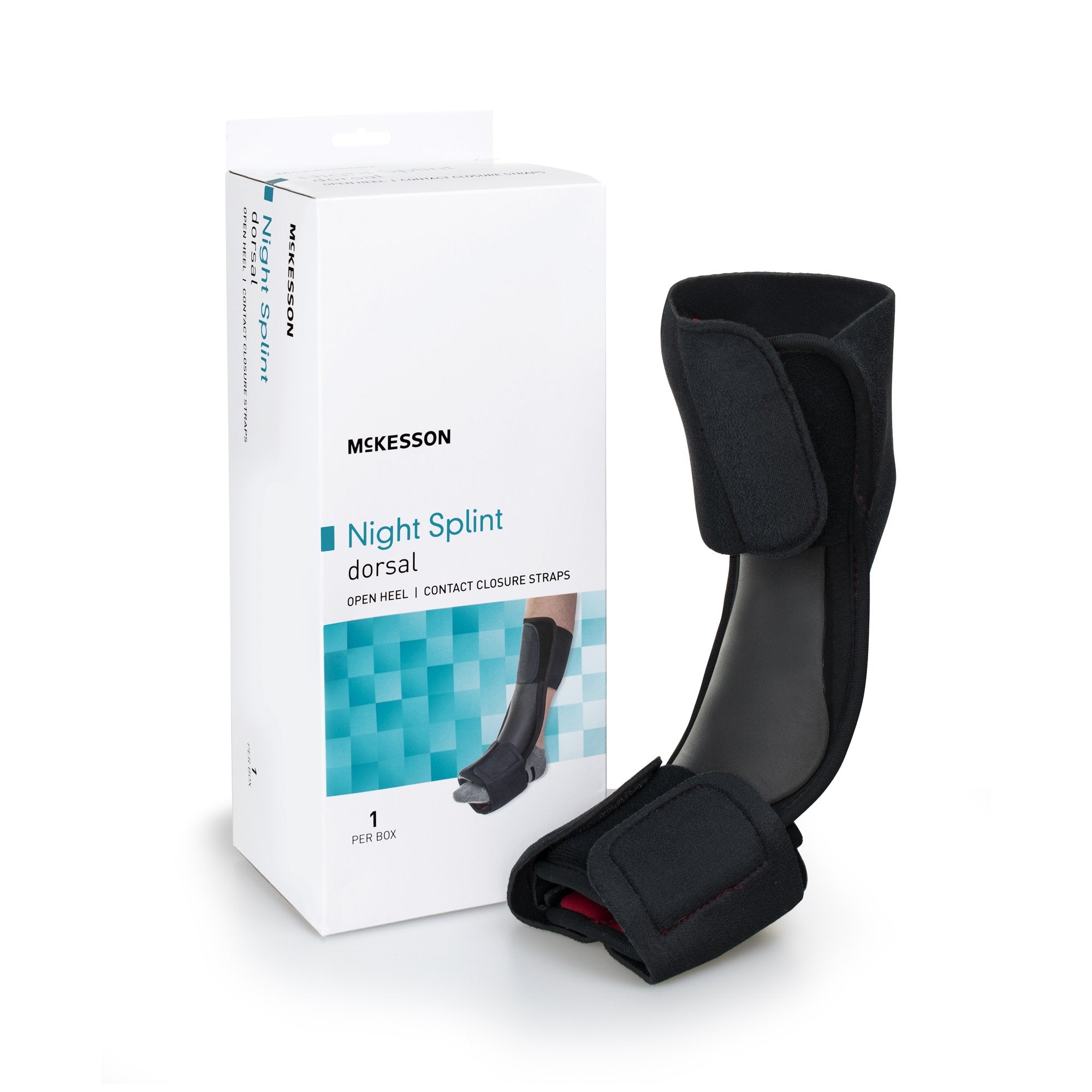McKesson Brand - Dorsal Night Splint McKesson Small / Medium Hook and Loop Closure Male 4 to 8-1/2 / Female 5 to 9-1/2 Foot [1/EA]