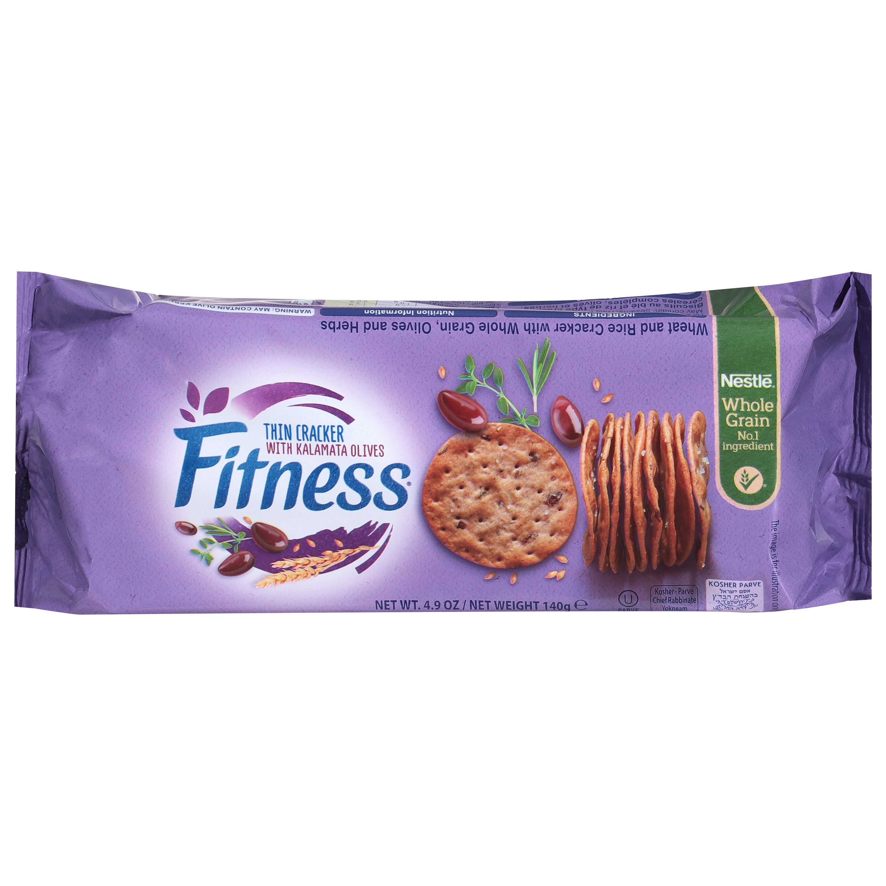 Fitness Thin Cracker with Kalamata Olives 4.9 oz - Case of 16