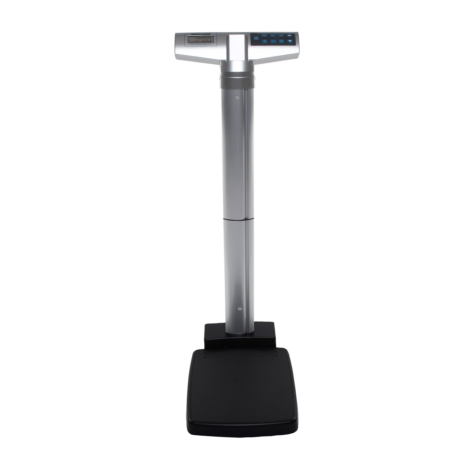 Health O Meter - Physician Scale with Height Rod Health O Meter® LCD Display 460 lbs. / 209 kg Capacity Gray AC Adapter / Battery Operated [1/EA]