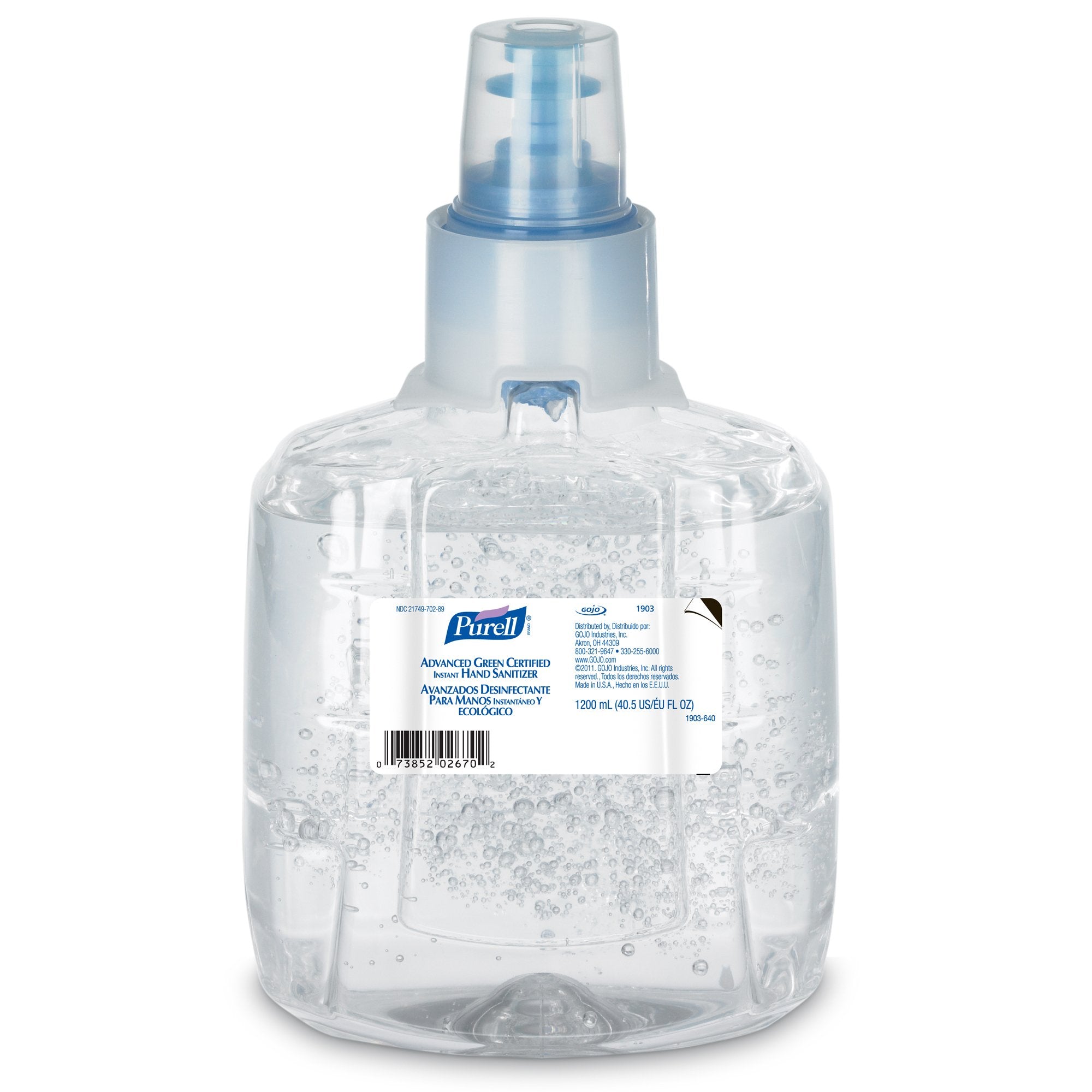 GOJO - Hand Sanitizer Purell® Advanced 1,200 mL Ethyl Alcohol Gel Dispenser Refill Bottle [1/EA] (796466_EA)