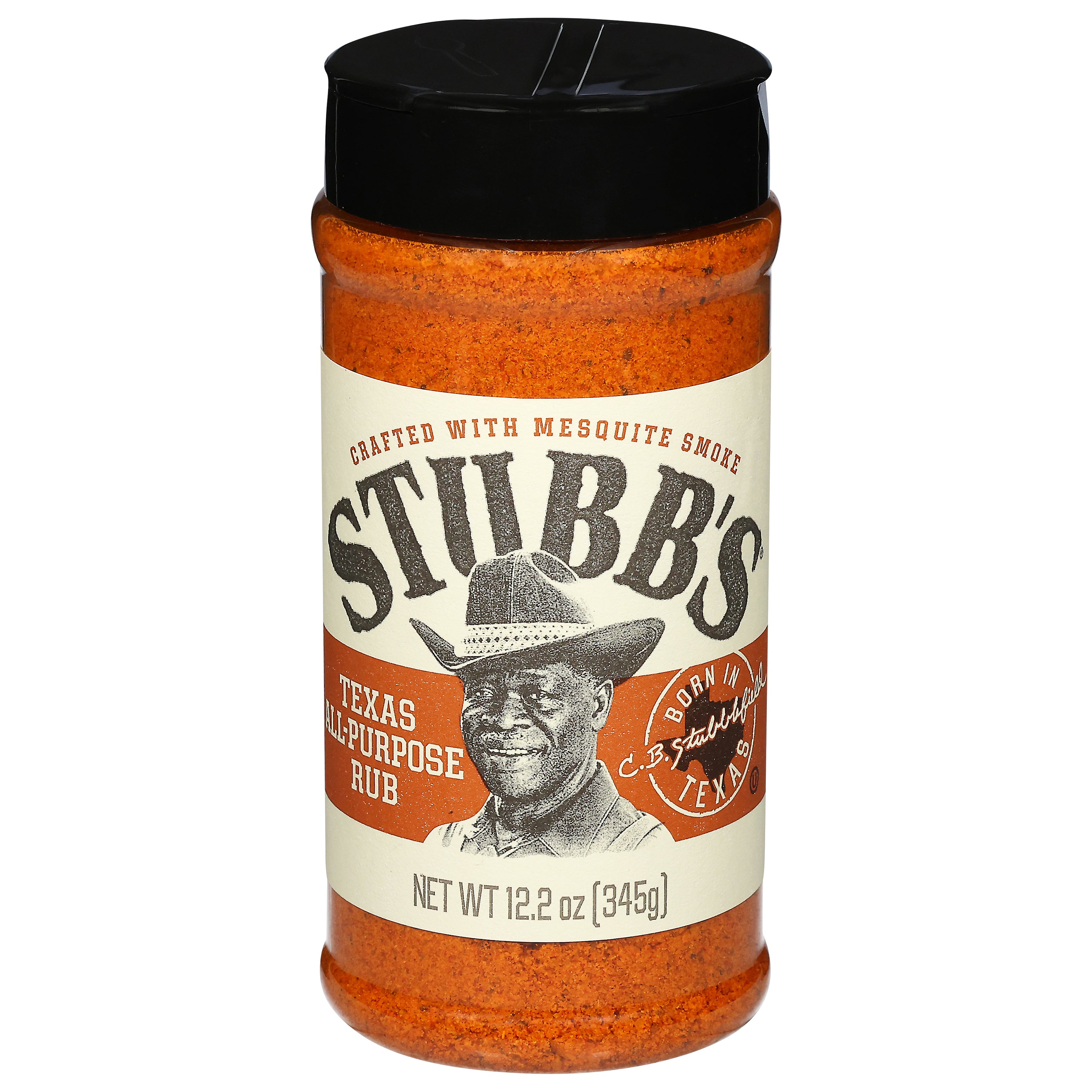 Stubb's All-Purpose Texas Rub 12.2 oz - Case of 6