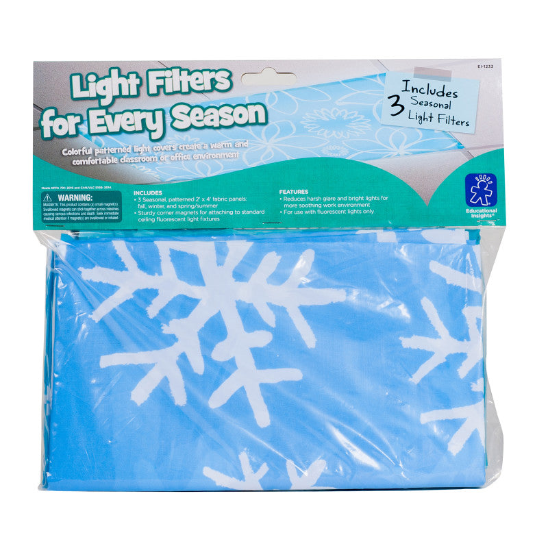 EDUCATIONAL INSIGHTS - Classroom Light Filters, For Every Season, Set of 3