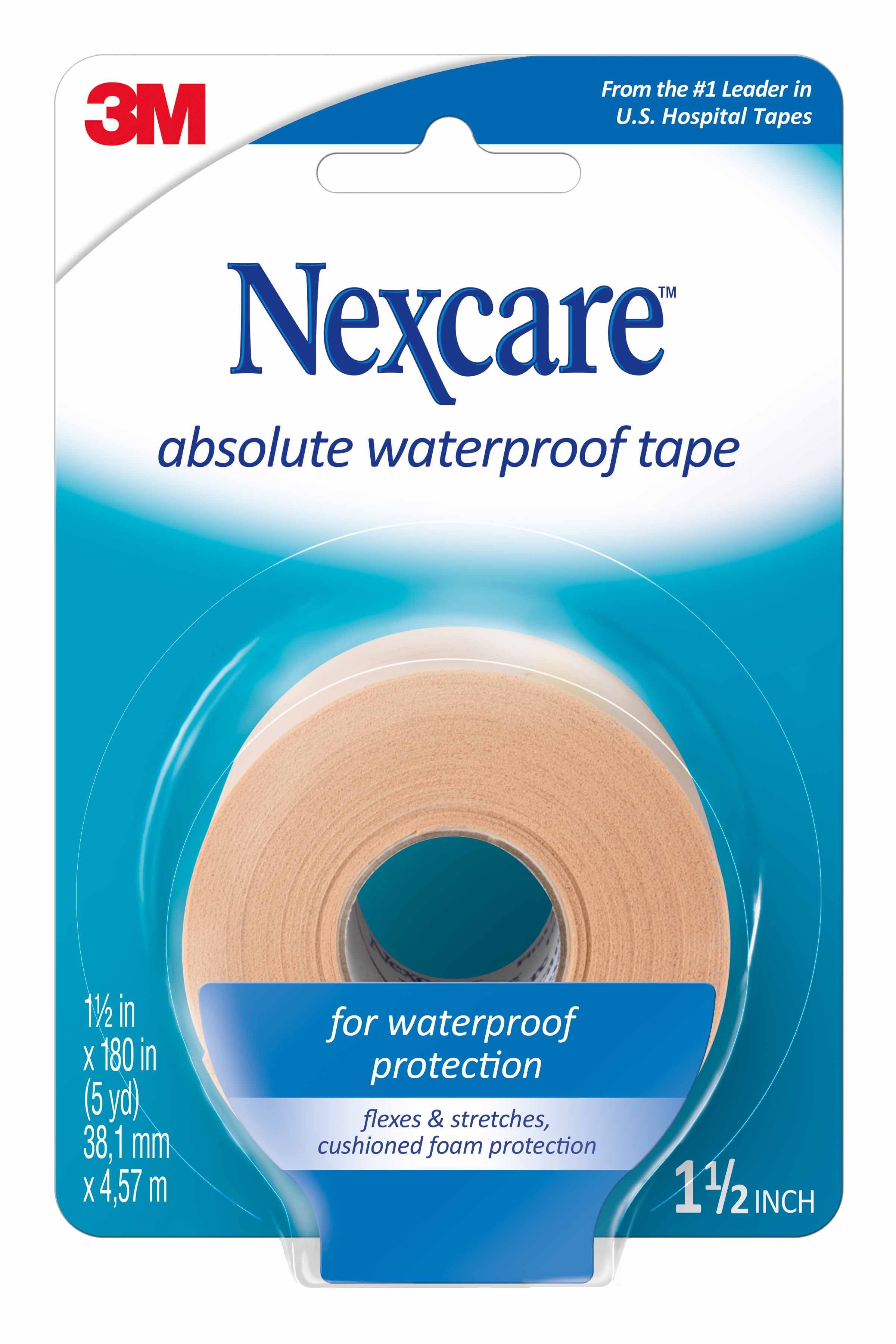 3M Company - Waterproof Medical Tape Nexcare™ Absolute Tan 1-1/2 Inch X 5 Yard Foam NonSterile [1/EA]