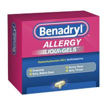 J & J Sales - Allergy Relief Benadryl® 25 mg Strength Capsule 24 per Box [24/CT]