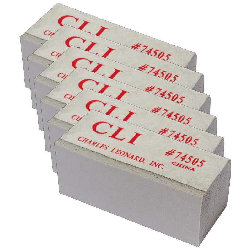 CHARLES LEONARD - Chalkboard Sponge 5", Pack of 6