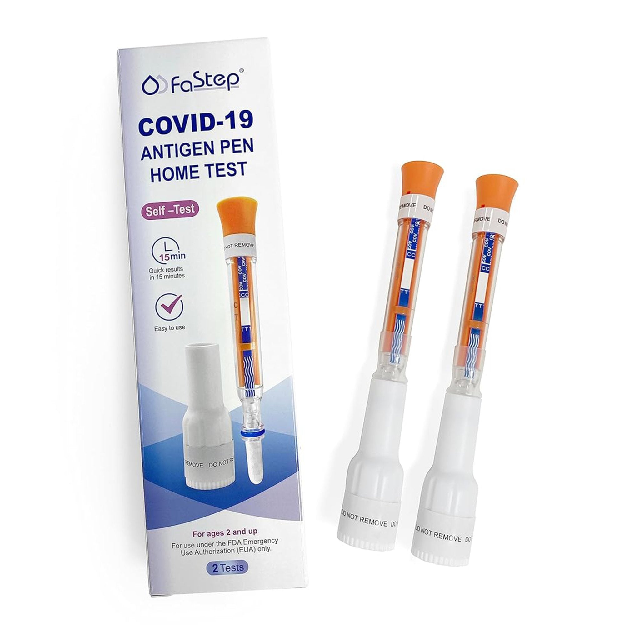 2San LLC - Respiratory Test Kit FaStep® COVID-19 Antigen Pen Test 1 Test per Kit (144 Kits per Case) [1/KT]