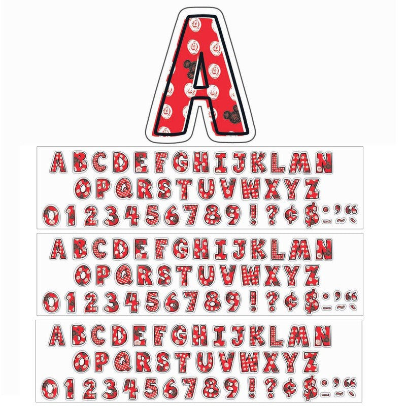 EUREKA - Mickey® Color Pop! Deco 4" Letters, 177 Per Pack, 3 Packs
